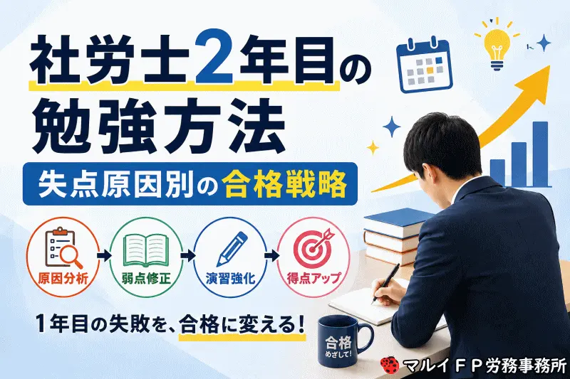 社労士2年目の勉強方法