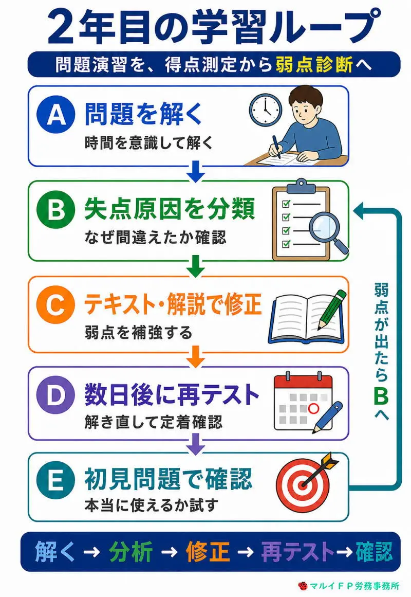 2年目の学習ループ