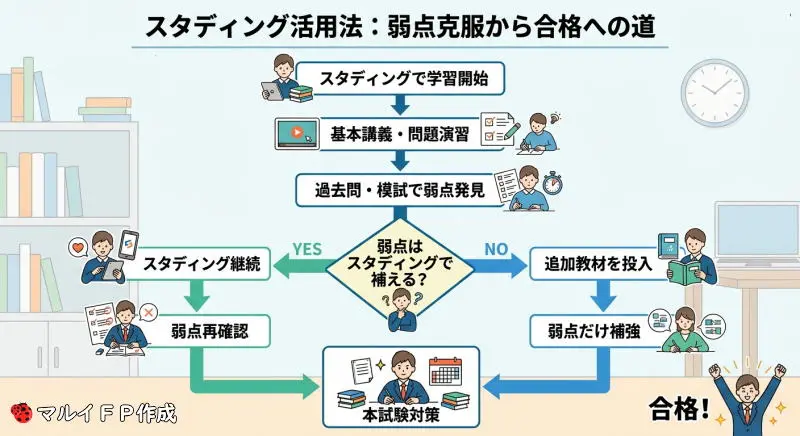 スタディング活用法：弱点克服から合格への道