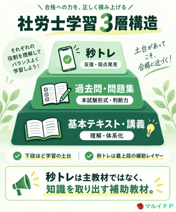 社労士学習「3層構造」